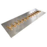 Tree-Style Brass Burner/Rectangular Plate - CFBT350